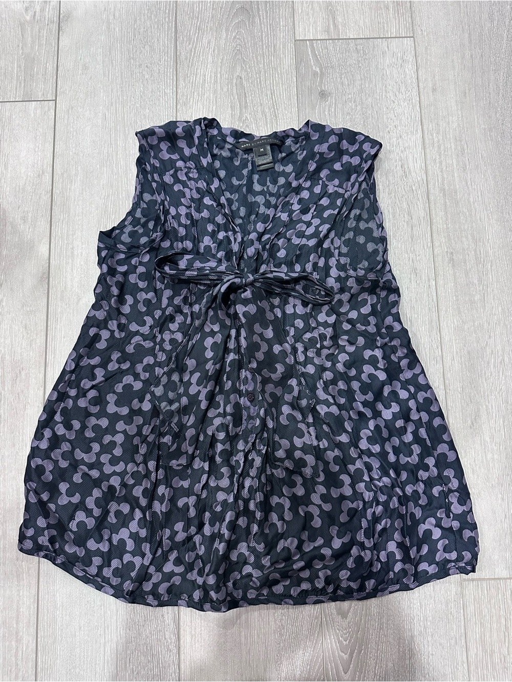 Marc by Marc Jacobs Mini Animal Print Silk Dress Size Medium